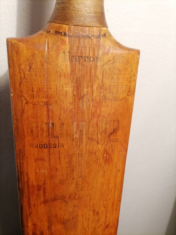 Vintage - Colin bland rhodesia and south africa cricket bat (2242103) - AMAZING CONDITION