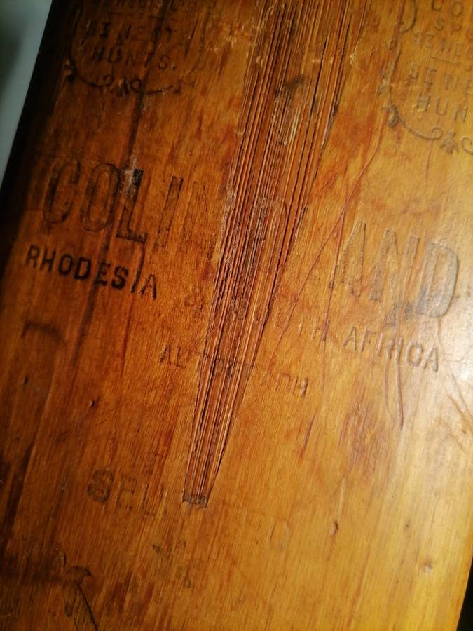 Vintage - Colin bland rhodesia and south africa cricket bat (2242103) - AMAZING CONDITION