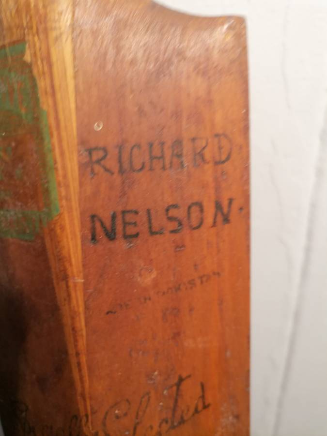 Vintage - Richard Nelson specially selected cricket bat made in Pakistan - AMAZING CONDITION