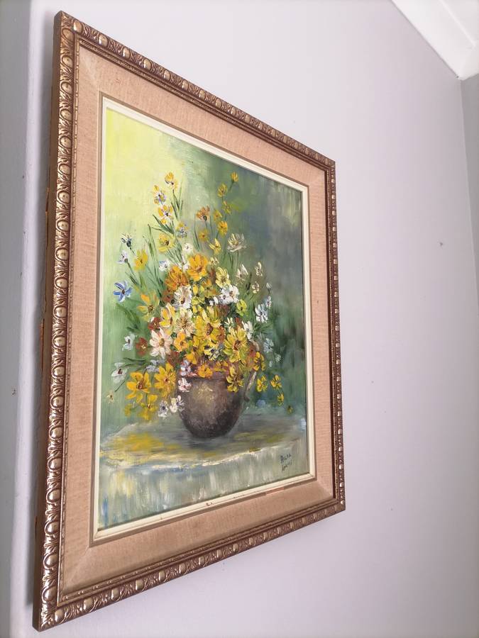 Hilda Adams (S A Artist).Original oil painting. Framed - 46 CM X 47,5 CM