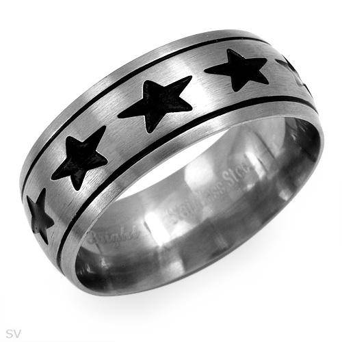 BRIGHT Fashionable Gents Comfort fit Ring Made in Stainless steel. Total item weight 5.0g - Size 11