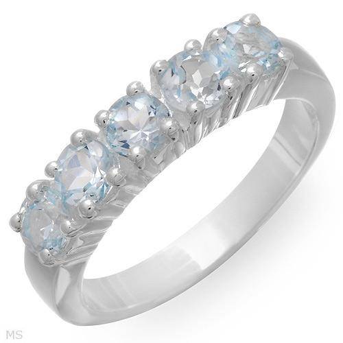 Irresistible Brand New Ring With 1.75ctw Genuine Topazes in 925 Sterling silver- Size 7