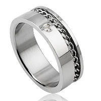 Brand NewStainless Steel Mens Ring SIze10