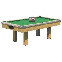 SHOOT SALOON POOL TABLE WITH CUES/BALLS & TRIANGLE