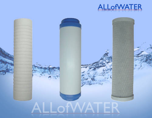 Water Filters Sediment, GAC and CTO 10 inch