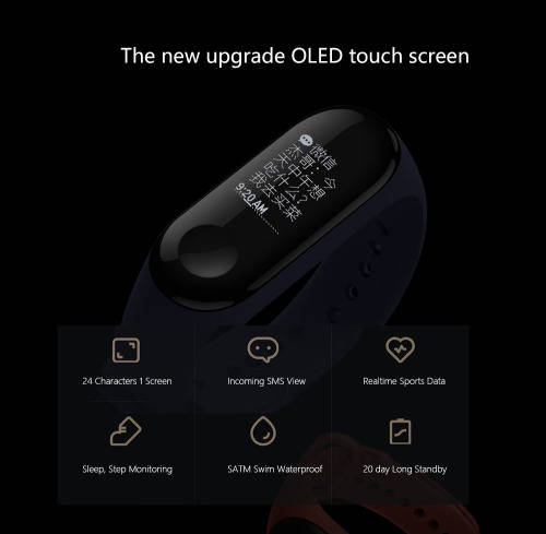 Xiaomi Mi Band 3 Smartband