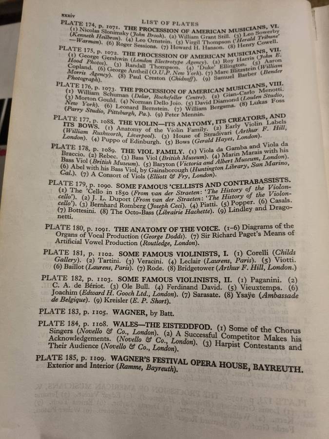 The Oxford Companion to Music - Thick Hardback