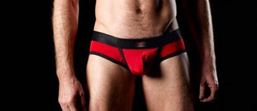 Mens comfortable g-string RED
