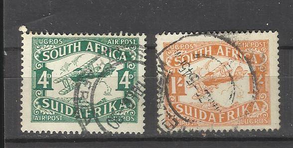 Union. Complete set of 2 stamps. Used slightly hinged