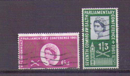 Great Britain. Complete set of 2 stamps. Used not hinged