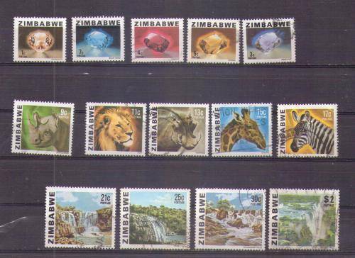Zimbabwe. Part of set. Used some hinged