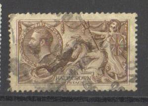 Great Britain. 1 x 2 shilling 6d stamp. Used/hinged