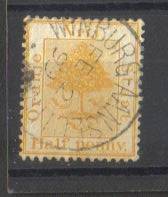 Orange Vrij state.1 x 1/2d stamp. Used/hinged