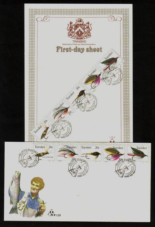 Transkei. FDC with matching First-day Sheet.