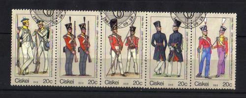 Ciskei.  Strip of 5 stamps. MNH