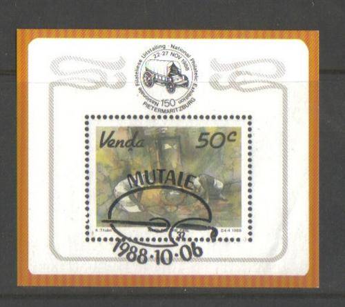 Venda. One Miniature sheet. Cancelled not hinged.