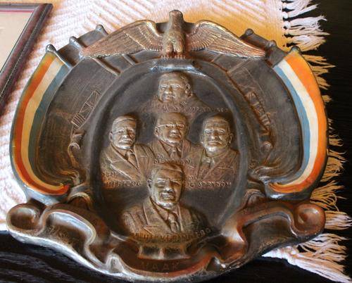 WALL DECORATION - UNION OF SOUTH AFRICA - KRUGER, HERTZOG, STRYDOM, VERWOERD