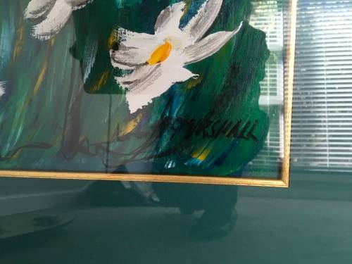 Large Gary Marshall painting beautifully framed - ready to hang