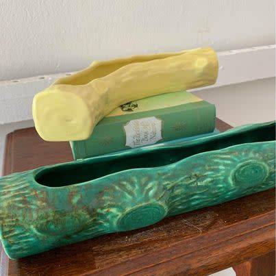 #34 Beautiful pair of log vases (BEP and Vermont)