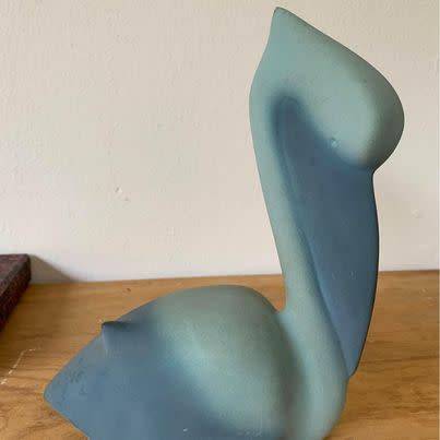 #22 Interesting abstract pelican figurine made in New Zealand