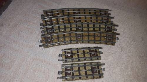 6 x Vintage hornby tracks in good condition