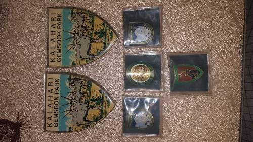 Vintage South African Nation Parks badge lot