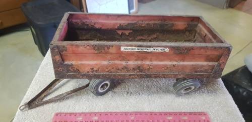 Large  Vintage spareco metal trailer