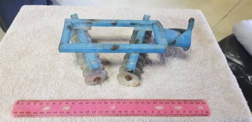 Rare  vintage large pressed steel plow