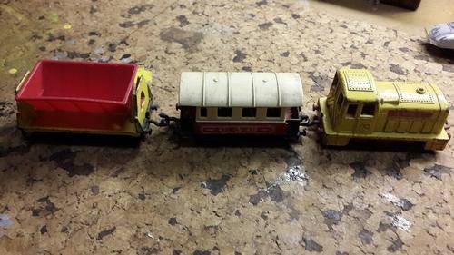 Matchbox train set.
