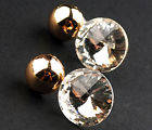 Vintage style Elegant clear crystal earings