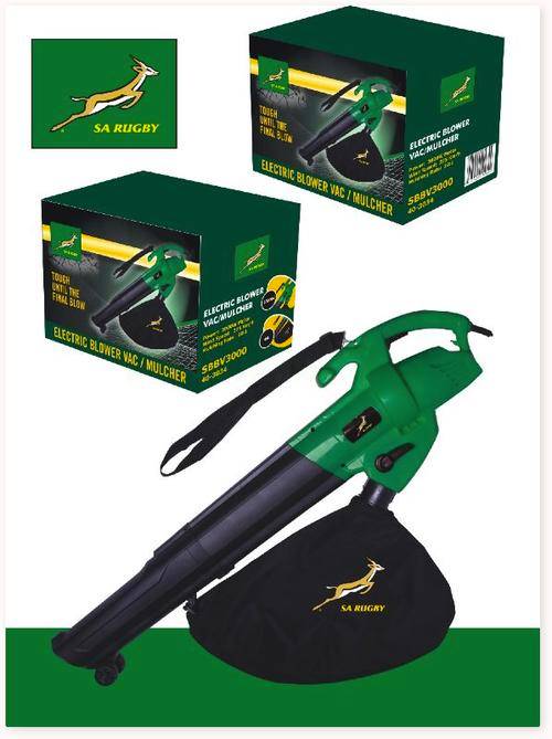 3000 Watt Leaf Blower Vac  SA Rugby Springbok Branded
