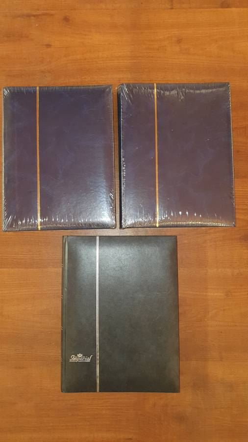 Three new empty stamp albums - 32 page (64 sides)