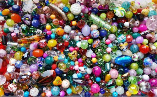 Crazy Wednesday***Free Shipping !!! See Description* 1.4Kg** Mix  Glass Beads