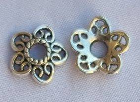 *Clearance Sale *10pc, 11mm  Tibetan Style Antique Silver Tone Bead Caps