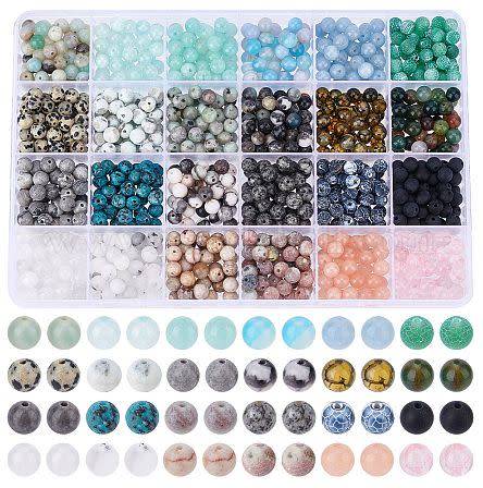 1020pcs  Assorted  / Natural / Gemstone /  Round / Beads / Bead Size Between 6 & 7mm