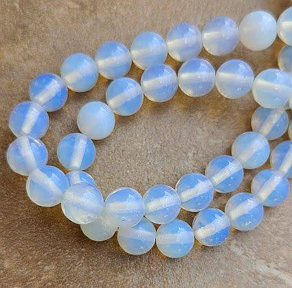 1 Strand (+/-8mm)  Opalite / Round Beads /  +/-48Pcs