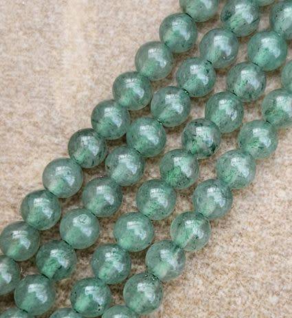 1 Strand  (+/-3 mm)  / Natural Green Aventurine /   Round Beads +/- 120pcs