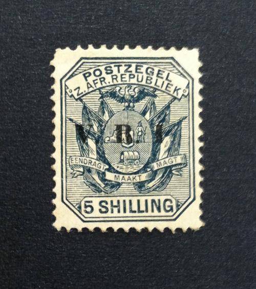 Transvaal - 1900 - V.R.I O/P on 5s - Variety ' No Stop After i ' - Rare! - Value R1000++