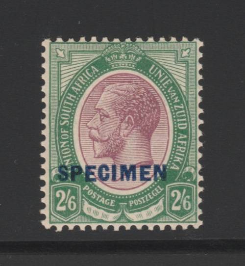 Union of SA - 1913 - Kings Head 2/6 SPECIMEN  - R1900+