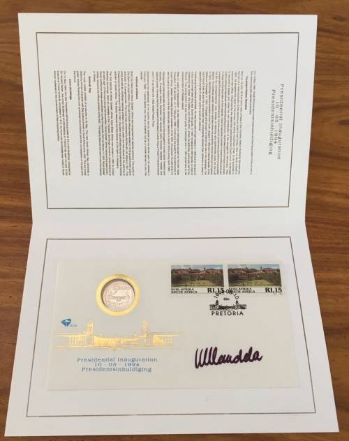 RSA 1994 - PRESIDENTIAL INAUGURATION COLLECTION - INCLUDING MANDELA SIGNED VIP FDC - EXTREMELY RARE