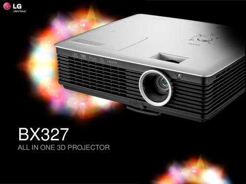 LG BX327 DLP projector 3D projector