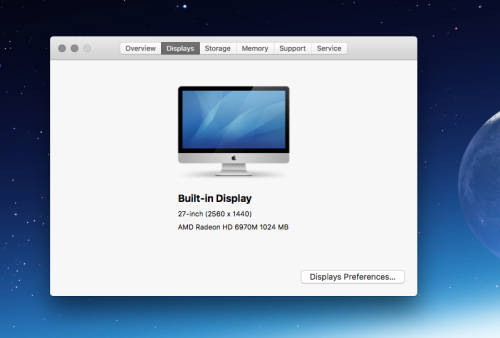 Apple 27" iMac - i5 - 3.1 GHz Intel Core - 16 GB DDR3 RAM - AMD Radeon - 1 TB HD