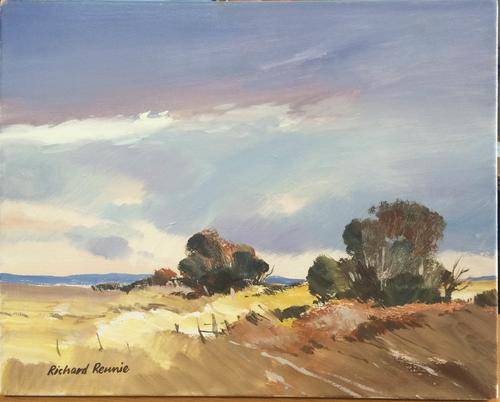 Richard Rennie....R1 NO RESERVE....OIL MEDIUM SIZE.......!!!!!
