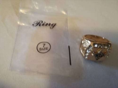 Beautiful Masonic costume ring