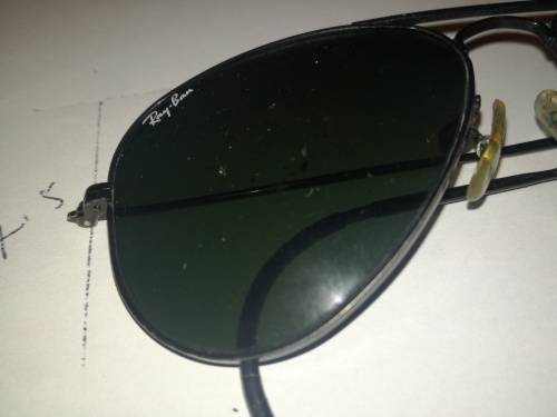 Rayban vintage black teardrop babyface sunglasses
