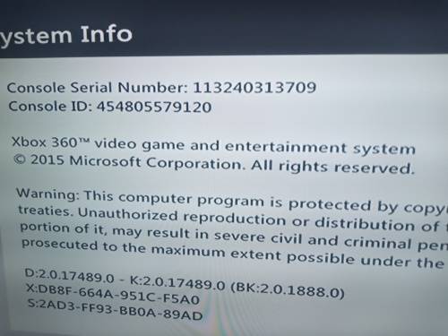 Xbox 360S RGH for parts or repair