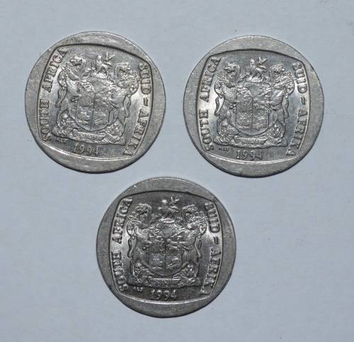 SET OF 3 R5 PRESIDENTIAL INAUGURATION COINS 1994