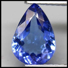 1.44ct OUTSTANDING  NATURAL TOP PURPLISH BLUE TANZANITE