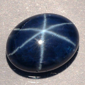 1.70ct Oval Cut 6 Ray Star Sapphire