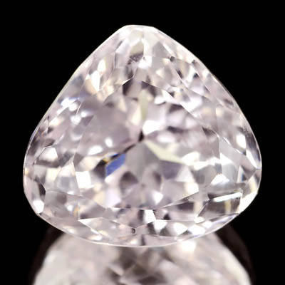 6.35ct NATURAL PEAR CUT LAVENDER PINK KUNZITE